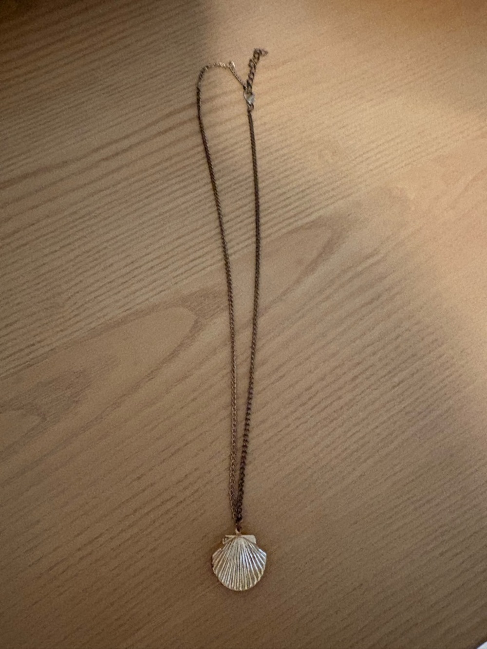 Gold Shell Locket Necklace - Women Jewelry